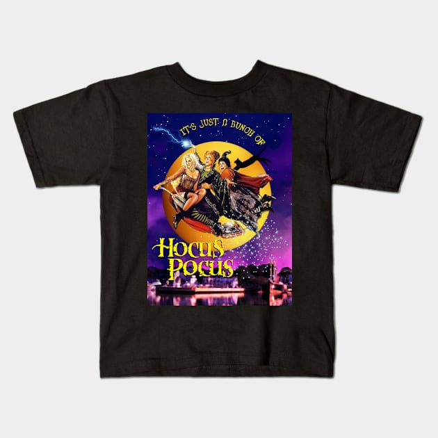 The Sanderson Sisters - Hocus Pocus Kids T-Shirt by gallaugherus